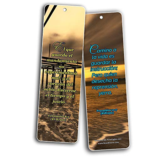 Spanish Scriptures Bookmarks - Friendship Bookmarks (RVR1960) (60-Pack) - Perfect Gift Idea for Friends and Loved Ones