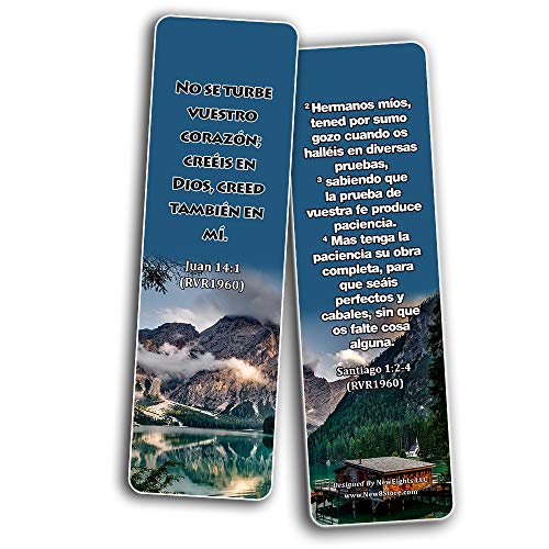 Spanish Religious Bookmarks - Bible Verses About Trusting the Lord During Crisis (30-Pack)