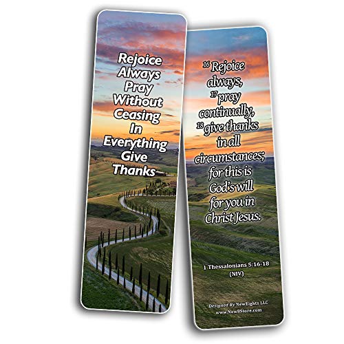 Inspiring Bible Verses Bookmarks (30-Pack) - Life Changing Scriptures - Basket Stuffers for Good Friday Easter Thanksgiving Christmas - Cell Group Church Supplies for Men Women Teens Kids