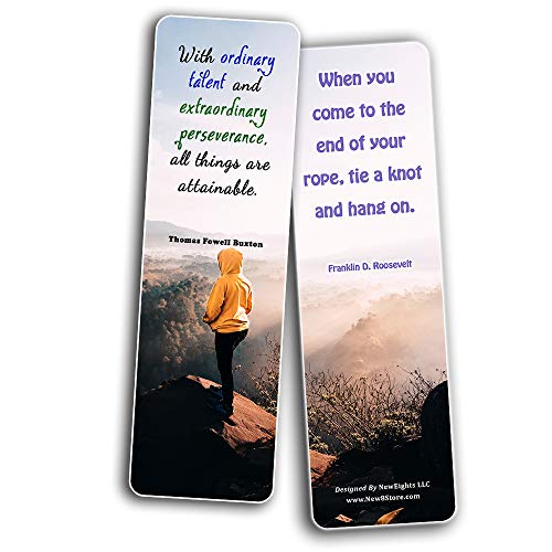 Inspirational Quotes Bookmarks Cards Series 2 (60 Pack) - Perfect Gift Away For Friends and Loved Ones - Christian Stocking Stuffers Birthday Assorted Bulk Pack