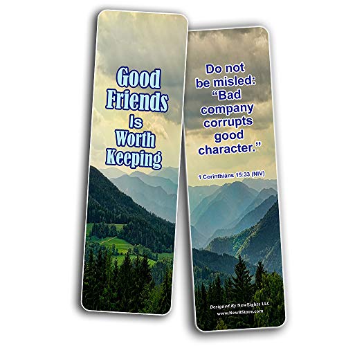 Memory Verse About Genuine Friendship (60-Pack) - Bible Verses About Friendship