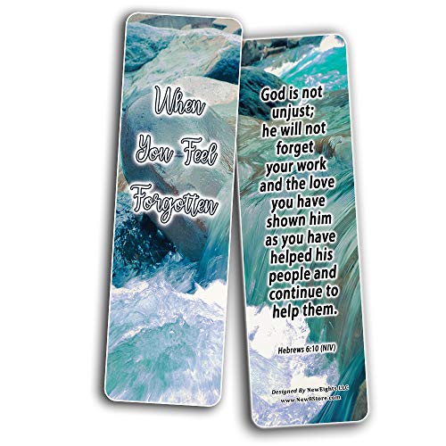 When Your Faith Is Tested Memory Verses Bookmarks (60-Pack) - Perfect Giftaway for Sunday School and Ministries
