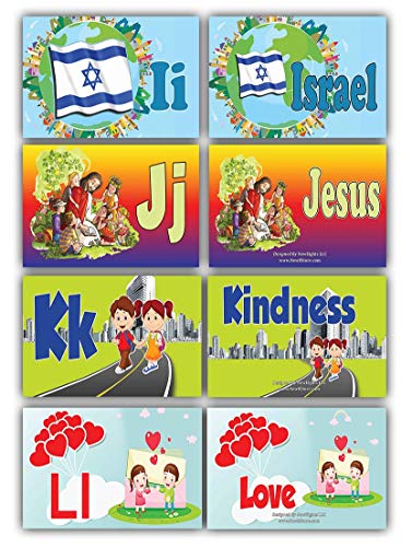Toddler A-Z Alphabets Bible Flash Cards