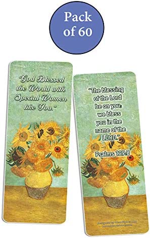 Christian Bookmarks for Women - Special Women Cards (60-Pack)