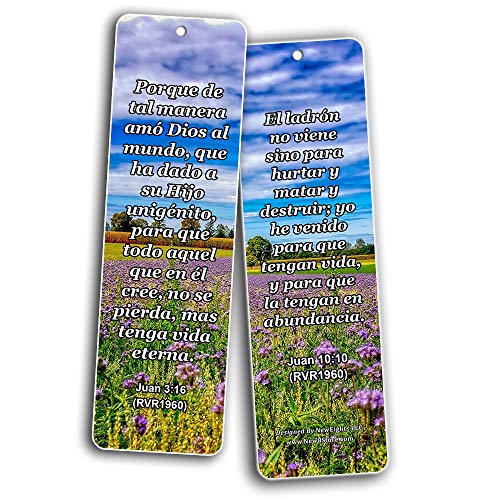 Spanish Life Bible Verses Bookmarks (30 Pack) - Handy Reminder About God?s Grace in Spanish Language