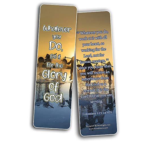 Encouraging Scriptures Bookmarks About Rewards For Obeying God (60-Pack)