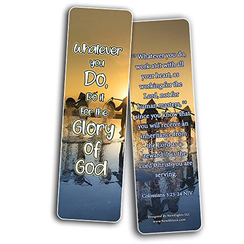 Encouraging Scriptures Bookmarks About Rewards For Obeying God (30-Pack)
