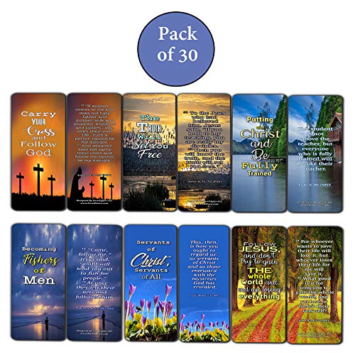 Scriptures Cards Bookmarks on The Importance of Discipleship