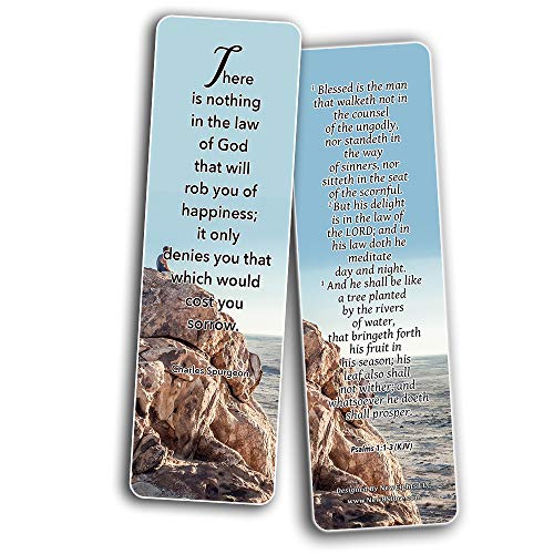 Popular Bible Verses for Men Bookmarks KJV (12-Pack)