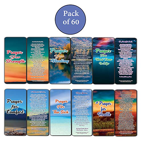 Prayers for Healing During Difficult Time Bookmarks