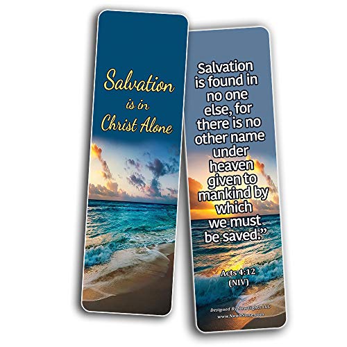 Jesus Our Redeemer Scriptures Bookmarks (30 Pack) - Handy Bible Texts About Being Saved Through Christ Jesus