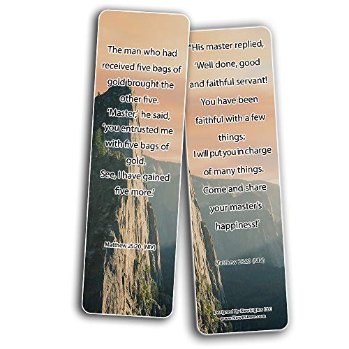 Consecrate Your Talents To The Lord Bible Bookmarks