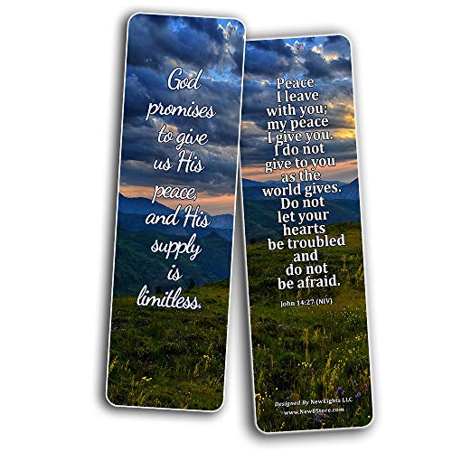 Bible Verses Bookmarks for When Your Faith Is Feeble (60-Pack) - VBS Sunday School Easter Baptism Thanksgiving Christmas Rewards Encouragement Gift