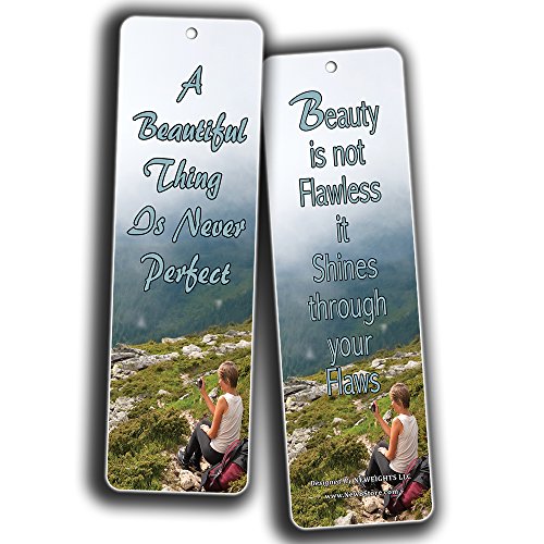 NewEights Beauty Quotes about Women Bookmarks (60 Pack)