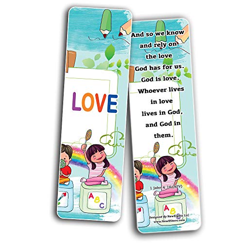 Christian Learning For Kids: Developing Character Bookmarks Series 1