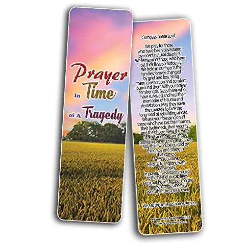 Prayers in Times of Natural Disaster Bookmarks