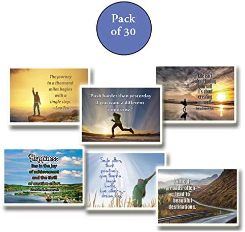 NewEights Inspirational Quotes Postcards (30 Pack)
