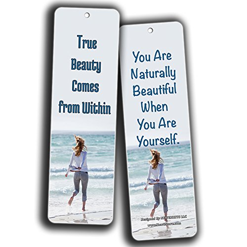 NewEights Beauty Quotes about Women Bookmarks (60 Pack)
