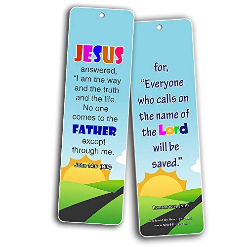 Easy Bible Scriptures for Kids - Powerful Word of God (30-Pack) - Buy Variety Bookmarks in Bulk