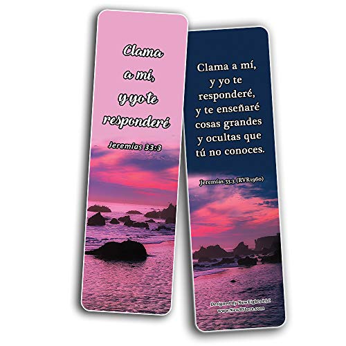 Spanish Favorite Prayer Bible Promises Bookmarks (30-Pack) - Variety Handy Spanish Scriptures