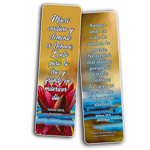 Spanish Christian Faith Scripture Bookmarks RVR1960