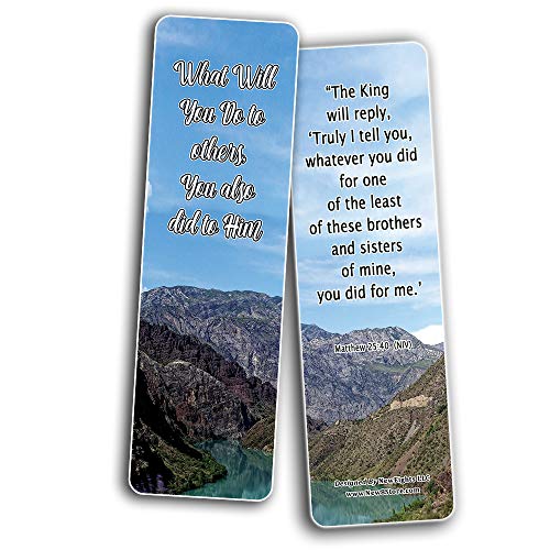 We Make a Difference in Others Memory Verses Bookmarks