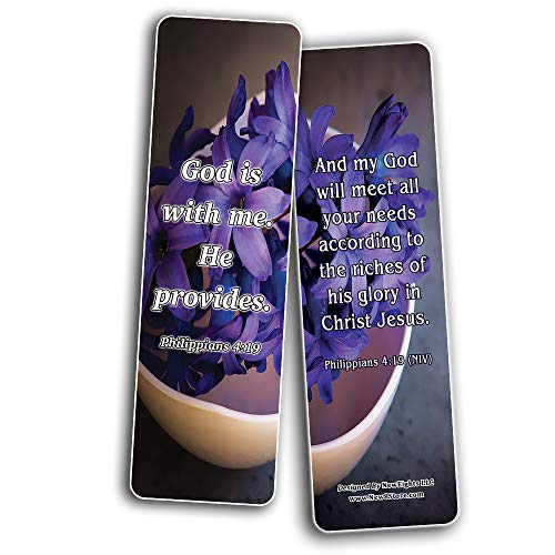 Christian Affirmations Bible Verses for Women Cards (12-Pack)