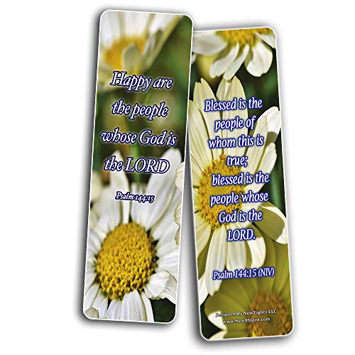 Powerful Bible Verses to boost Your Happiness Bookmarks (60-Pack)