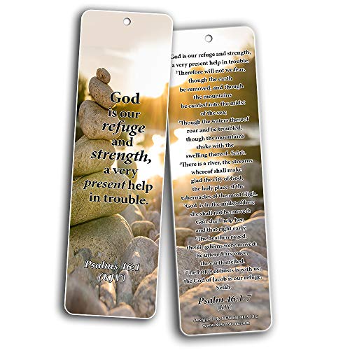 KJV Religious Bookmarks - Bible Verses About Financial Blessings (30 Pack) - Handy Bible Scriptures About About Financial Blessings