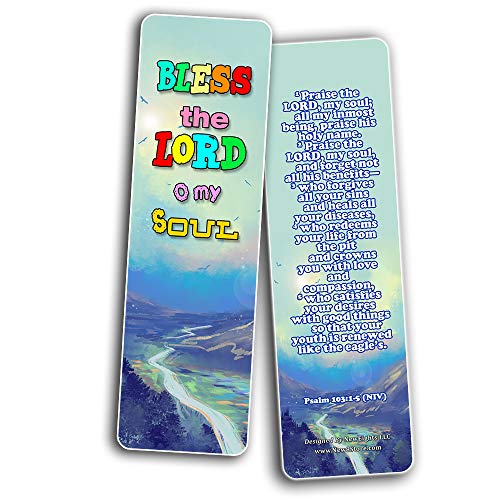 In Christ Alone Bible Bookmarks for Kids (30 Pack) - Well Designed for Kids - VBS Sunday School Easter Baptism Thanksgiving Christmas Rewards Encouragement Motivational Gift