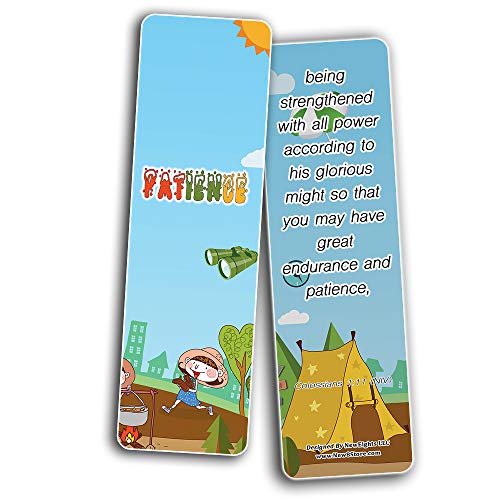 Christian Learning For Kids: Developing Character Bookmarks Series 1