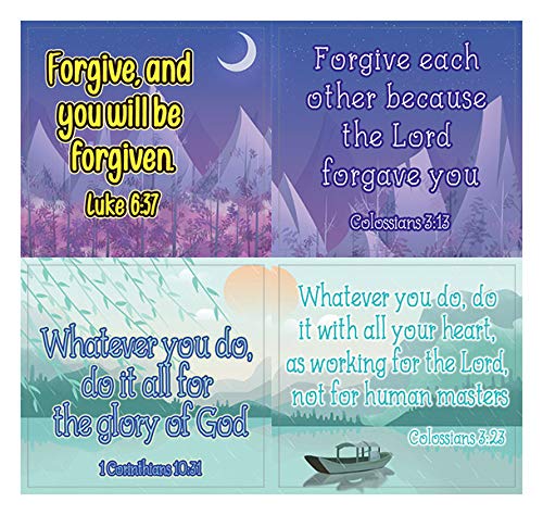 Christian Character Building Stickers for Kids Series 1