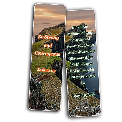 Bible Verses about Courage Bookmarks (60-Pack)