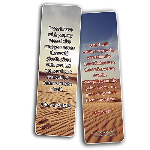 KJV Uplifting Healing Scriptures For The Brokenhearted Bookmarks (30-Pack)