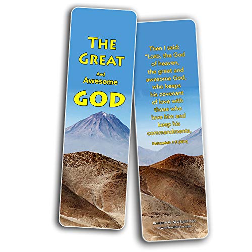 Memory Verse About Greatness of God Bookmarks (12-Pack)
