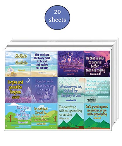 Christian Character Building Stickers for Kids Series 1