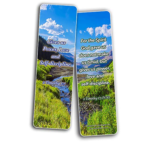 Bible Verses about Courage Bookmarks (30-Pack)