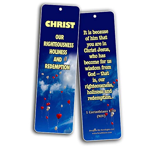 Bible Verses About Jesus Saves (30 Pack) - Handy Bible Texts About Being Saved Through Christ Jesus