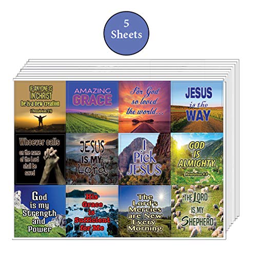 God is within Her Stickers (5-Sheet) - Great Variety Colorful Stickers