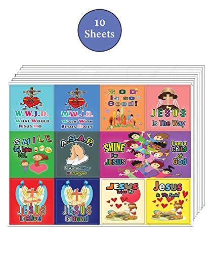 WWJD Stickers (10-Sheets)