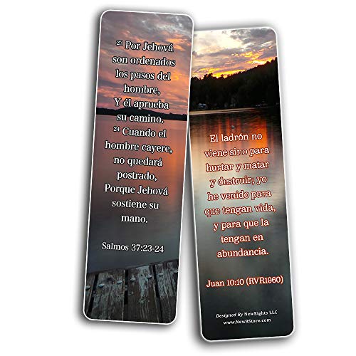 Spanish Encouraging Scriptures for Those Overcoming Depression Bookmarks