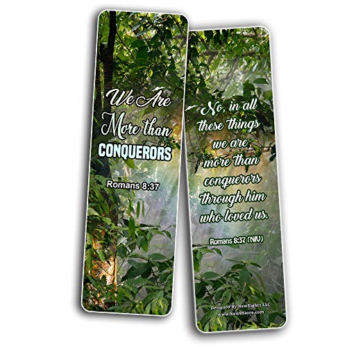 Bible Verses about Victory NIV Bookmarks (60 Pack) - Perfect Gift away for Sunday Schools