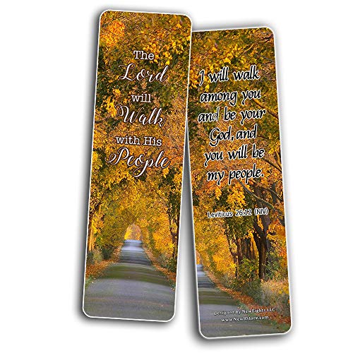 Religious Scriptures about Walking with God Bookmarks