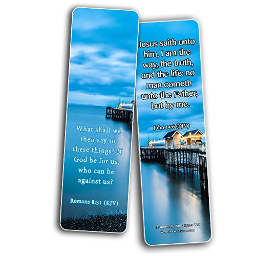 KJV Life Giving Bible Verses Bookmarks Cards (60-Pack)