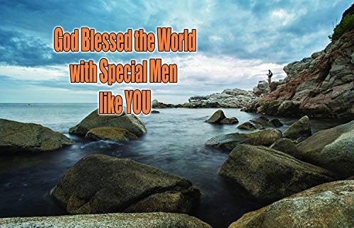 Blessed Special Men Christian NIV Postcards Cards (60 Pack)
