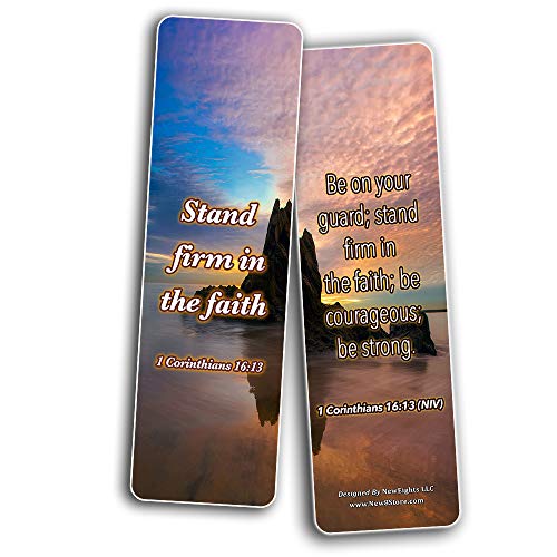 Bible Verses about Courage Bookmarks (60-Pack)
