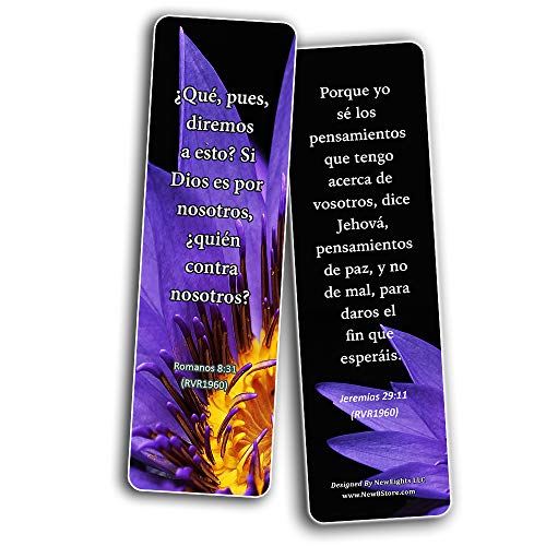 Spanish Christian Faith Scripture Bookmarks RVR1960