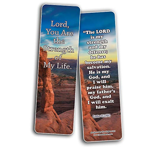 God Is My Strength Bible Bookmarks