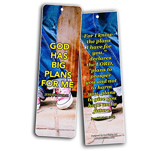 Encouraging Bible Verses For Teens Bookmarks (30 Pack) - Handy Reminders For Teens To Memorize