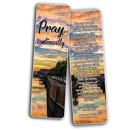The Serenity Prayer Bookmarks (60 Pack) - Serenity Prayers that are Simple and Easy to Memorize